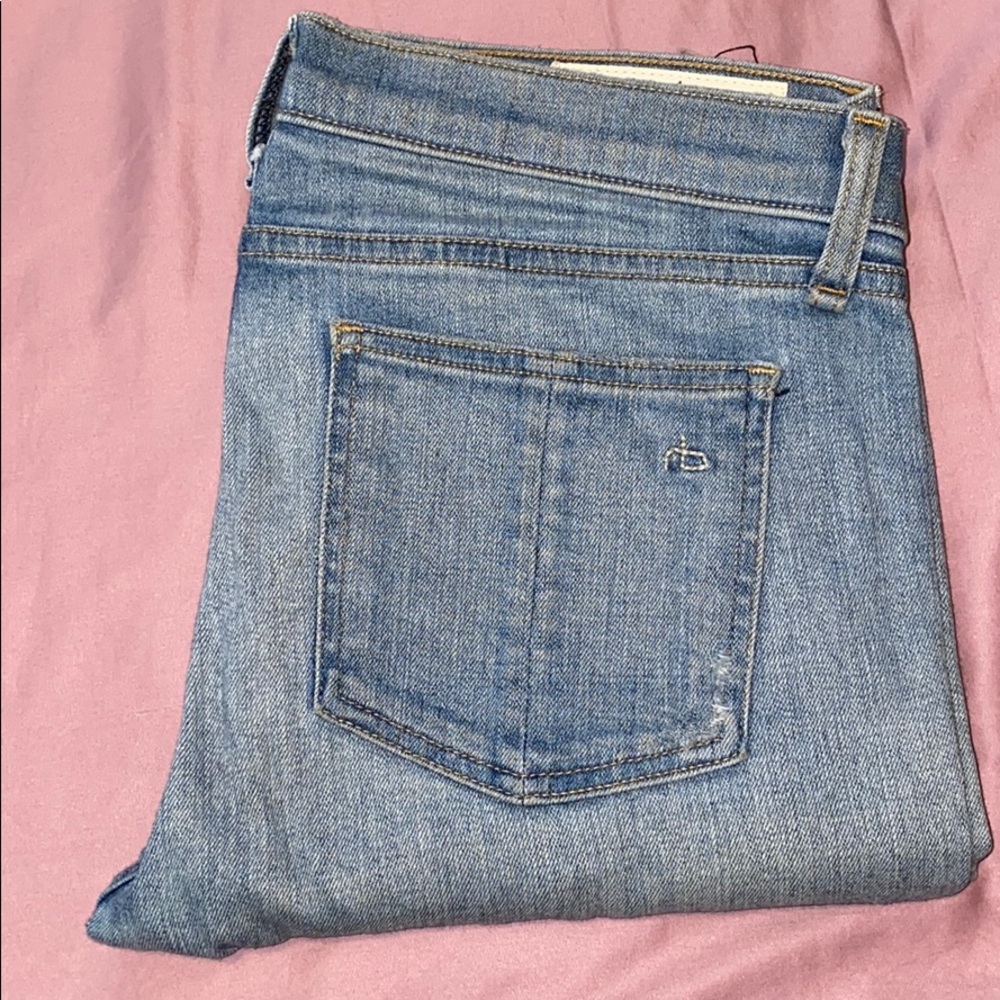 Rag & Bone Destroyed Skinny Jeans
